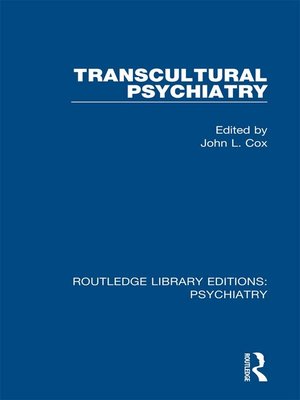 cover image of Transcultural Psychiatry